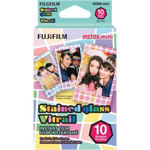 کاغذ دوربین چاپ سریع فوجی فیلم Fujifilm instax mini Stained Glass Instant Film 10 Exposures 