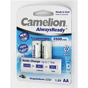 Camelion Always Ready 2500mAH Recahrgeable