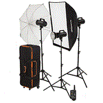 کیت فلاش 300 ژول هارمونی Harmony Gemini GS300II 3-Light Studio Flash Kit