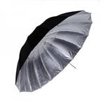 چتر داخل نقره ای Umbrella Black Exterior-Silver Interior 150 cm