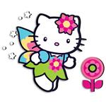 استیکر چوبی دکوماس طرح 2 Hello Kitty کد DMS-WS141