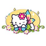 استیکر چوبی دکوماس طرح 5 Hello Kitty کد DMS-WS144