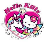 استیکر چوبی دکوماس طرح 4 Hello Kitty کد DMS-WS143