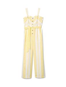 سرهمی نخی بندی زنانه - مانگو Women Cotton Strap Jumpsuit - Mango