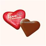 شکلات تزئینی الیت مدل Love chocolate قلبی کوچک
