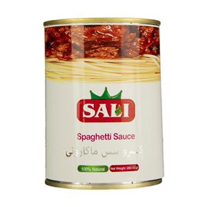 کنسرو سس ماکارونی سالی وزن 380 گرم Sali Spaghetti Sauce 380 gr