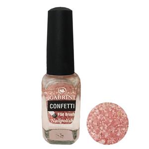 لاک ناخن گابرینی مدل confetti شماره 129