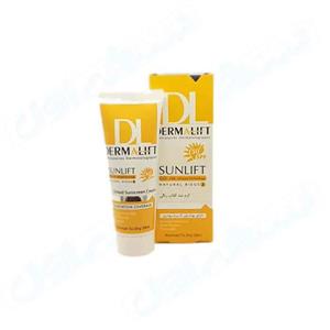 کرم ضد آفتاب رنگی درمالیفت  مدل SPF50 پوست خشک 2 حجم 40 میلی لیتر Dermalift Sunlift Spf50 Tinted Sunscreen Cream For Normal To Dry Skin 40ml
