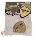 Clayton Brass Metallics Guitar Picks 3 Pack