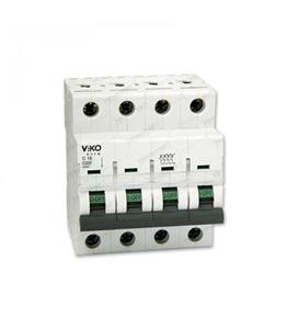 کلید مینیاتوری چهار پل 32 آمپر ویکو تیپ C (صنعتی)