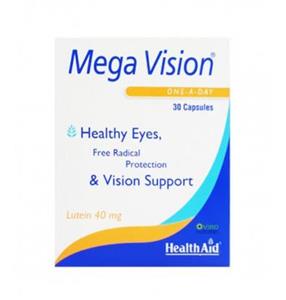 کپسول مگا ویژن هلث اید 30 عددی Health Aid Mega Vision Caps 