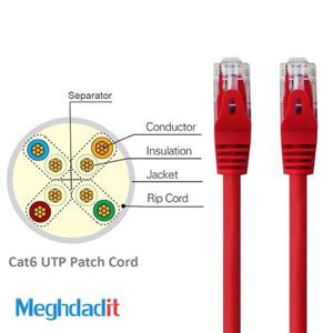 کابل شبکه پچ کورد کی نت نیم متری کت 6 K-N1022 Knet K-N1022 CAT6 UTP Network Patch Cord 0.5M