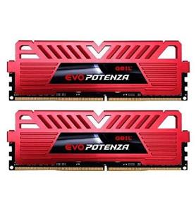 رم دسکتاپ DDR4/ دو کاناله 3200 مگاهرتز/ geil-CL16 /مدل Evo Potenza / ظرفیت 32 گیگابایت RAM: Geil EVO Potenza 2×16GB=32GB DDR4 3200MHz CL16