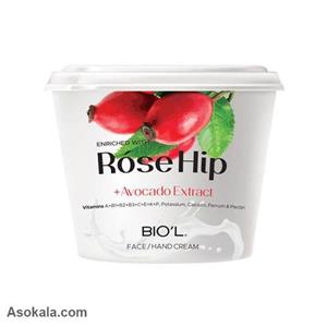 کرم دست و صورت بیول مدل Biol Rose Hip حجم 250 میل 