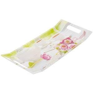 سینی باریکو مدل Tea And Tulips سایز 19x41 سانتی متر Barico Tea And Tulips Tray 19x41 cm