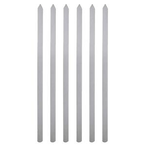 سیخ استیل کوبیده مدل بلند بسته 6 عددی