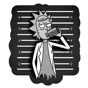 استیکر لپ تاپ طرح Rick کد 01 -