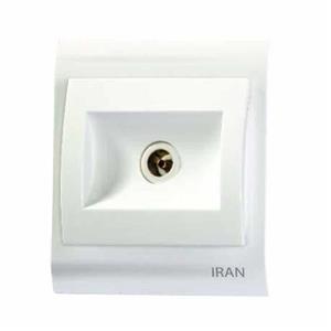 فیش آنتن SAT ایران الکتریک مدل الیزه  ( سفید و کرم اقتصادی)
