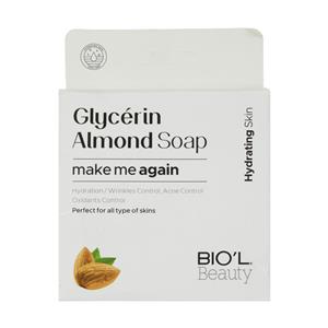 صابون زیبایی صورت گلیسرین و بادام بیول BIOL Almond وزن 100 گرم Biol Almond Glycerin So Fresh Face Wash Makeup Remover Soap