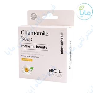 صابون روشن کننده صورت بابونه بیول BIOL Chamomile وزن 100 گرم Biol Chamomile Shine Bright Face Wash Makeup Remover Soap 