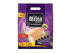 شیر چای علی تی هل دار 25 عددی alitea cardamom Alitea Instant Tea With Cardamom Pcs 