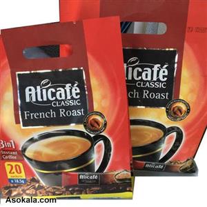 قهوه علی کافه 3in1 مدل Alicafe CLASSIC French Roast بسته 20 عددی 