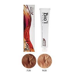 رنگ مو بیول شماره 9.35 بلوند کاپوچینو خیلی روشن 100 میلی لیتر Biol Hair Color Cappuccino Series 100ml