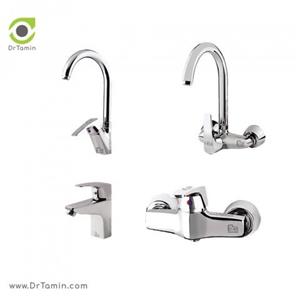 ست 4 تکه گلپایگان مدل زاگرس (  با شیر ظرفشویی دیواری)