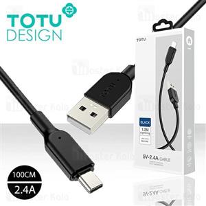 کابل تبدیل Usb به Type-c توتو مدل BTA-017 طول 1 متر 