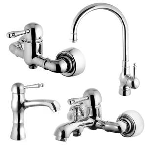 ست کامل شیرآلات البرز روز مدل مارتین کروم