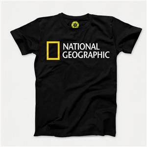 تیشرت National Geographic مشکی مدل TJ117 سایز L 