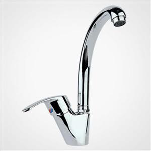 شیر سینک ثابت اهرمی راسان مدل هلیا کروم