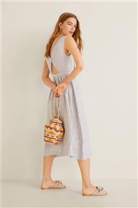 کیف حصیری رنگارنگ زنانه  MANGO Woman 156743583