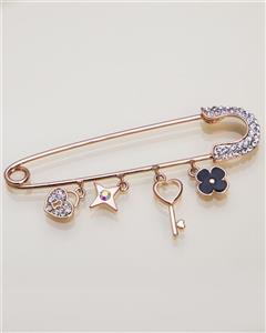 سنجاق سینه زنانه نگین دار