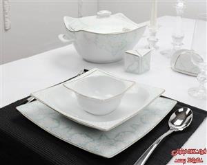 چینی پردیس سرویس30 پارچه چینی پردیس قالب ونوس طرح راشل ابی روشن  pardis rashel