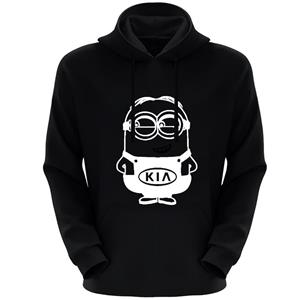 هودی مردانه طرح Minion کد S38 رنگ مشکی