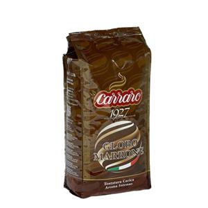 بسته دانه قهوه کارارو مدل GLOBO MARRONE مقدار 1000 گرم carraro globo marrone coffee beans 1000g 