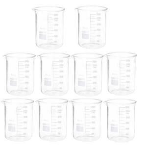 بشر آزمایشگاه مدل beaker ظرفیت 400 میلی لیتر بسته 10 عددی