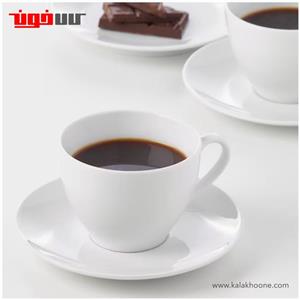 فنجان و نعلبکی قهوه خوری ایکیا مدل Vardera