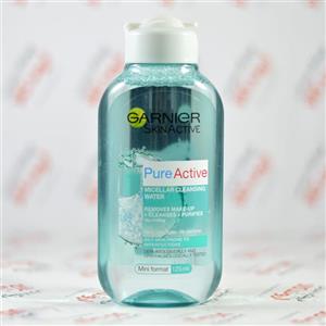 مایع پاک کننده آرایش گارنیر GARNIER مدل PURE ACTIVE  حجم 125 میل 