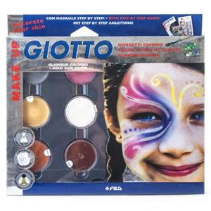 قرص گریم 6 رنگ جیوتو مدل Creamy Glamour Giotto Creamy Glamour  6 Color Make Up Tablets