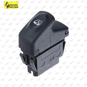 کلید شیشه بالابر عقب راست نیکوپخش کد 82004665 مناسب برای ال90