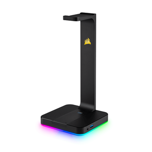 پایه نگهدارنده هدست کورسیر ST100 RGB Premium 7.1 Surround Sound Corsair ST100 RGB Premium Headset Stand with 7.1 Surround Sound