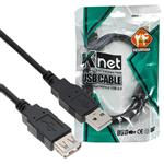 کابل افزایش طول USB2.0 کی نت پلاس مدل KP-C4013 طول 1.5 متر