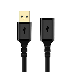 کابل افزایش طول USB3.0 کی نت پلاس مدل KP-C4022 طول 3 متر Knet Plus KP-C4022 USB 3.0 Extension Cable 3m