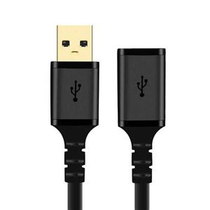 کابل افزایش طول USB3.0 کی نت پلاس مدل KP-C4022 طول 3 متر Knet Plus KP-C4022 USB 3.0 Extension Cable 3m