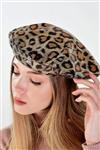 شال کلاه طرحدار پلنگی زنانه  15729926 Addax