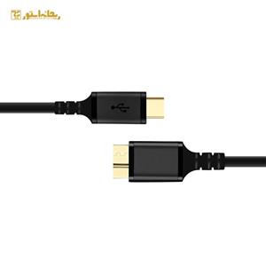 کابل تبدیل USB-C به microB کی نت پلاس مدل KP-C2008 طول 0.6متر