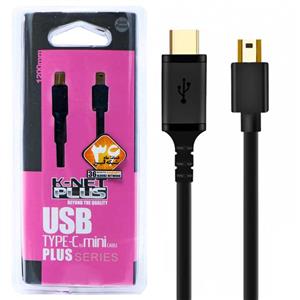 کابل miniUSB کی نت پلاس مدل KP C2007 طول 1.2 متر Knet Plus 1.2m Type to Cable 