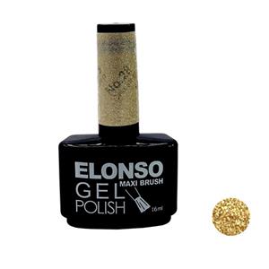 لاک ژل الونسو یووی شماره 28  Gel Polish Elonso 